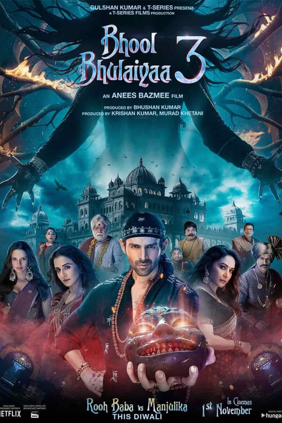 Bhool Bhulaiyaa 3 Movie (2024) – HDHub4U | HDHub4U 2024: Hollywood and ...